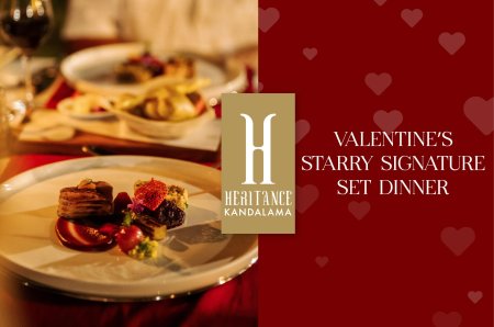 Valentine’s Starry Signature Set Dinner at Heritance Kandalama